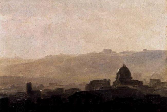 Pierre de Valenciennes View of Rome in the Morning China oil painting art